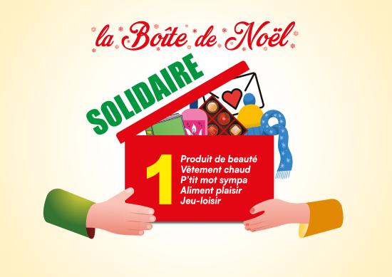 À Noël, soyons généreux, offrons des boîtes solidaires